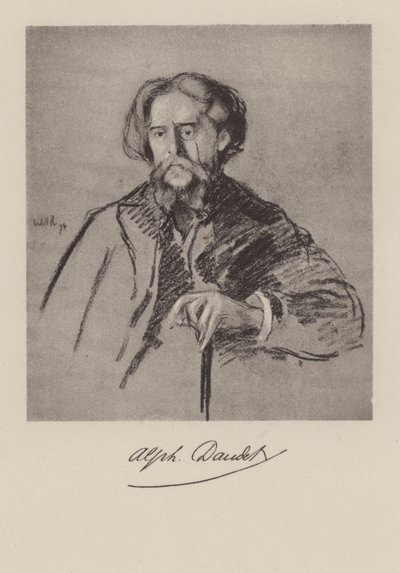 ألفونس داودي ، الروائي الفرنسي بواسطة وليام بعد روثنشتاين